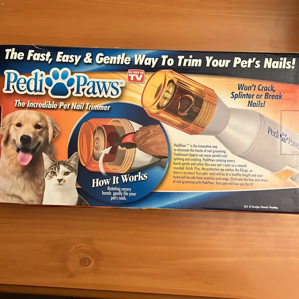 🩻NIB Pet Nail Trimmer Pedi Paws nail file dremel